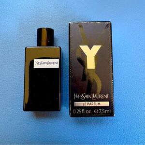 New Travel Size YSL YVES SAINT LAURENT Y Le Parfum with Cedarwood & Lavender